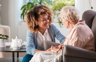 Care Jobs UK - Support worker assisting client at home